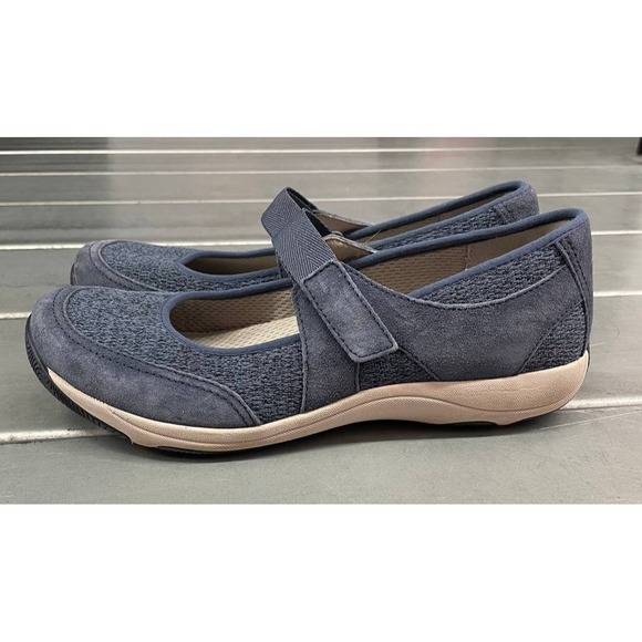 Dansko Shoes - Dansko Hennie Mary Jane Flats Womens EU 40 US 9 Blue Suede Leather‎ Comfort